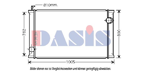 AKS DASIS Radiaator,mootorijahutus 460023N